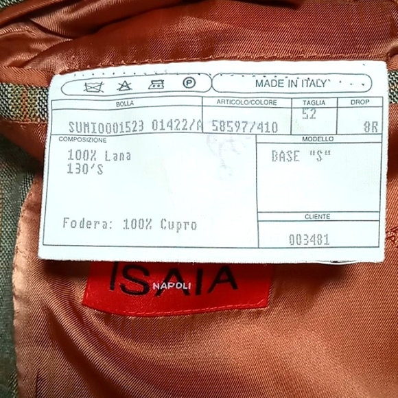 Isaia Napoli Bespoke 3 Button Sports Coat - Picture 8 of 11